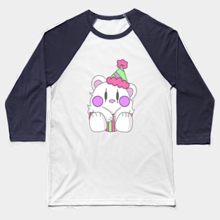 Cute clown polar bear Baseball T-Shirt